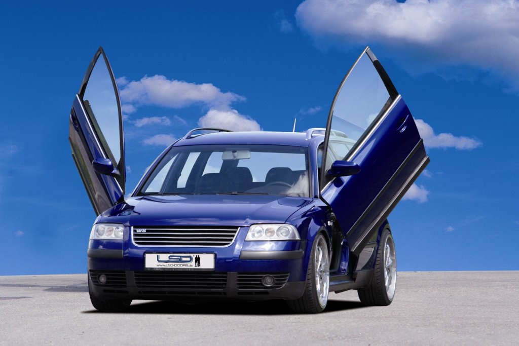 Der Tuningblogger  VW Passat 3BG Kombi Tuning: LSD-Flügeltüren
