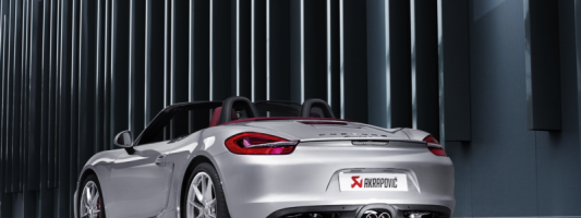 Akrapovic Sport-Abgasanlage für neuen Porsche Boxster (S) 981